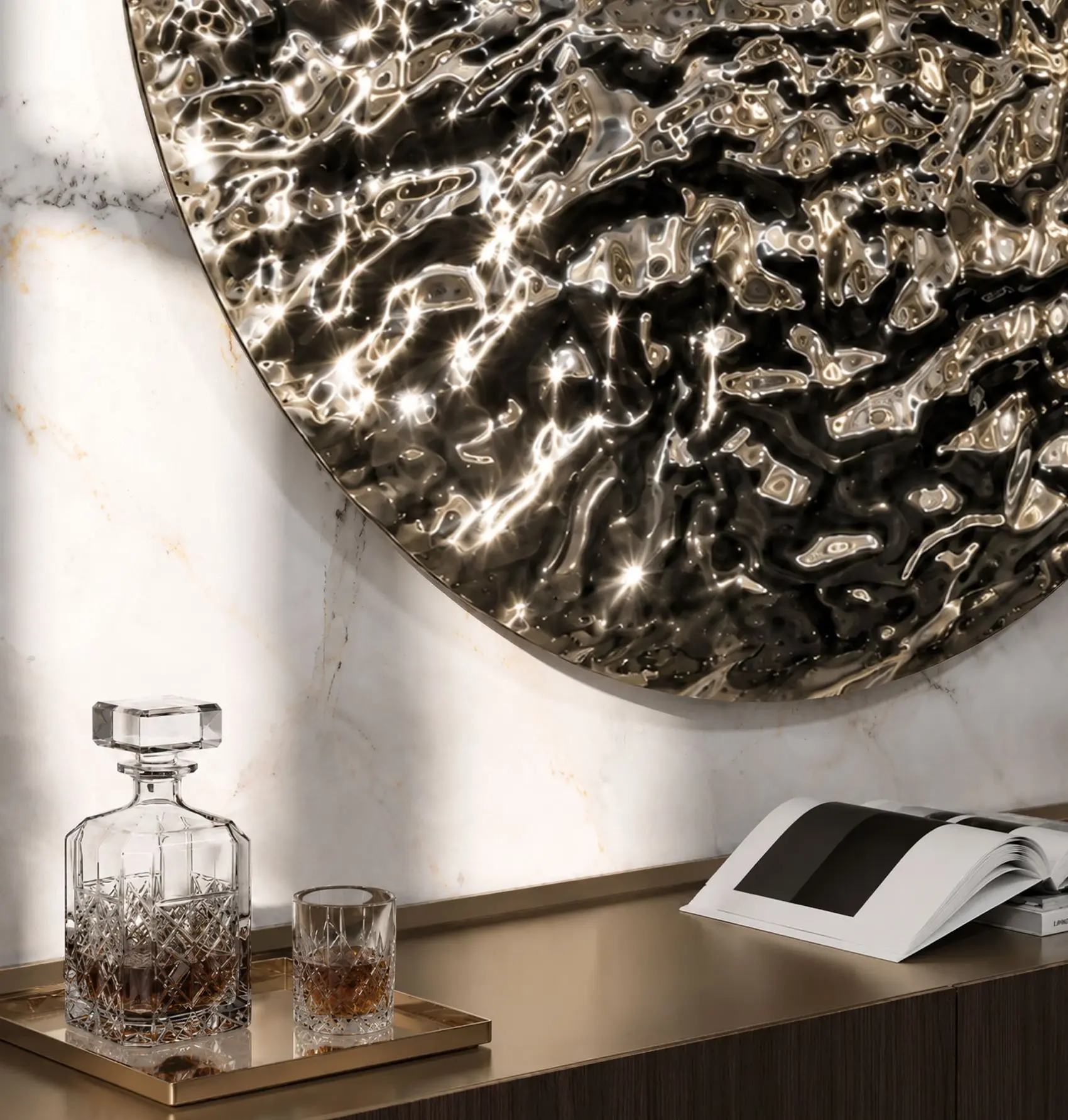 Gong Decorative Wall Mirror