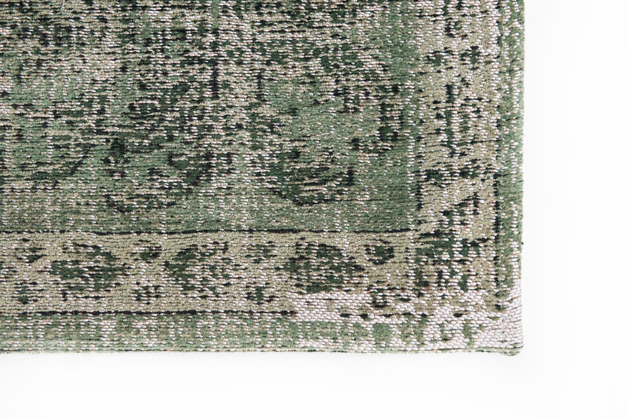 Vintage Medallin Green Rug