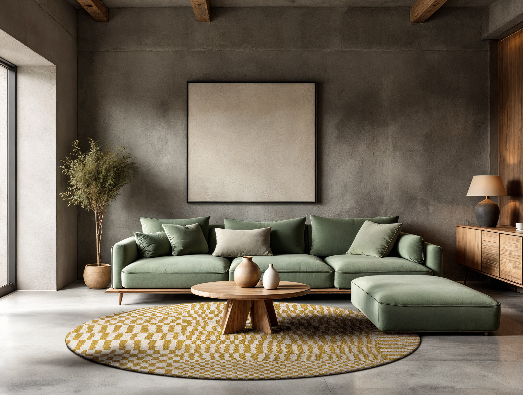 Erg Round Rug