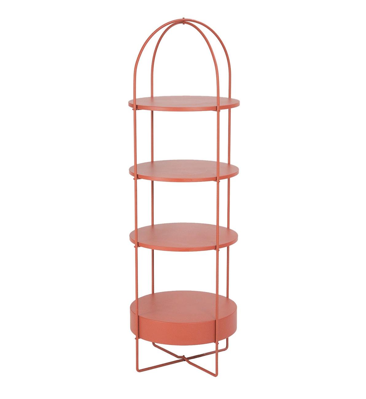 Red Lacquered Bookcase