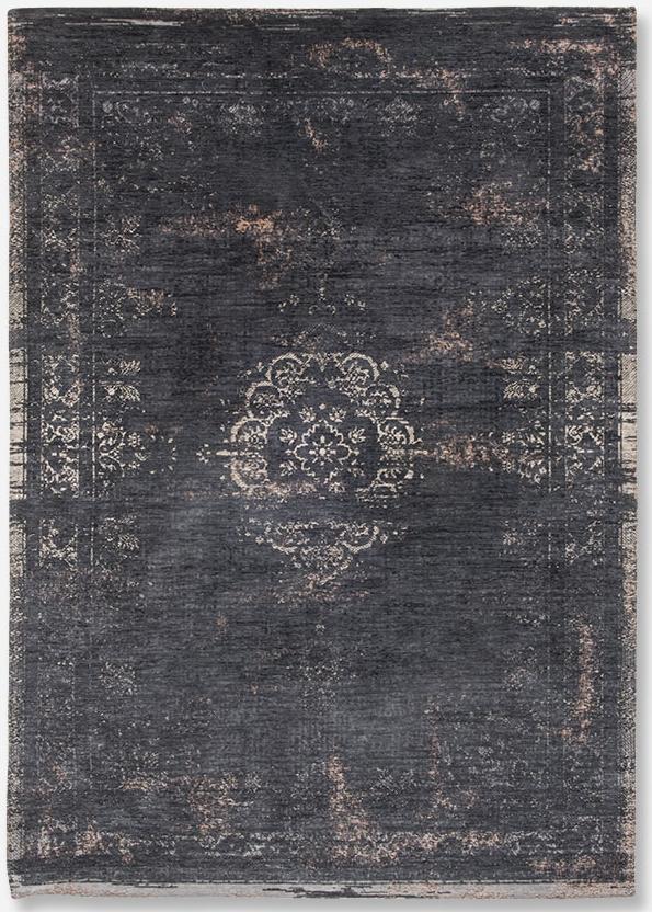 Medallion Black Flatwoven Rug