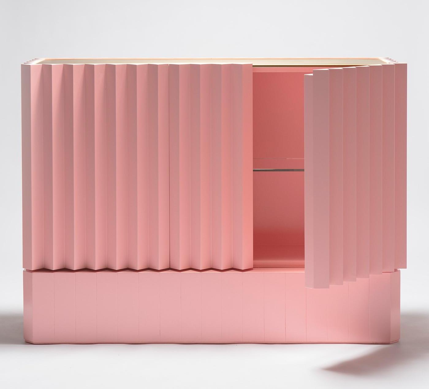 Elegant Pink Sideboard