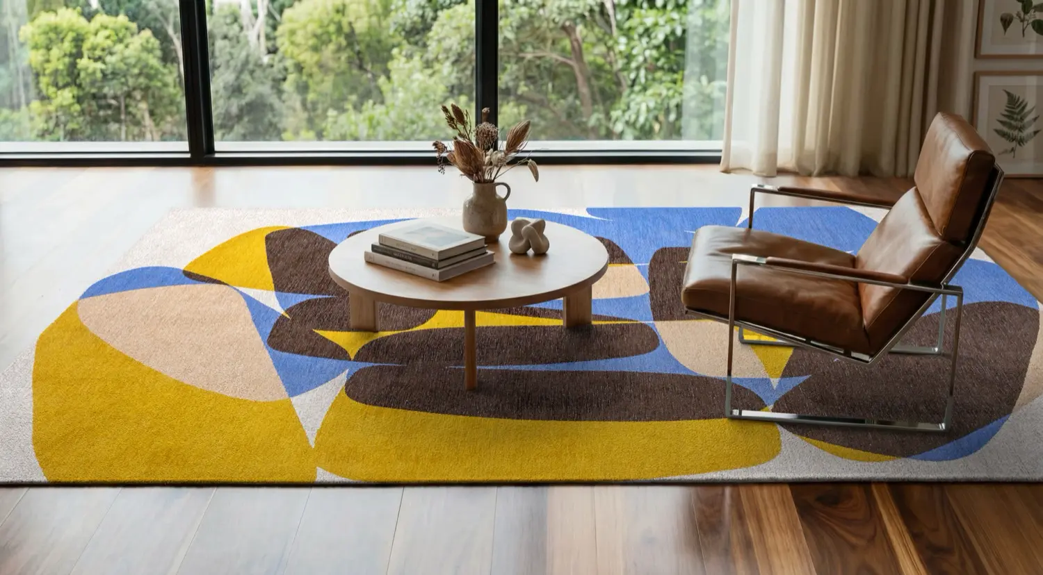 Sunny Blue Rug | Size: 6' 7