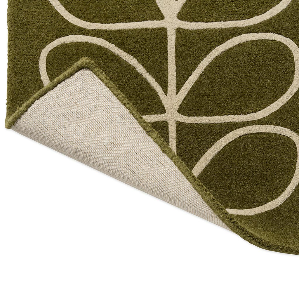 Linear Stem Olive Rug | Size: 3' 11