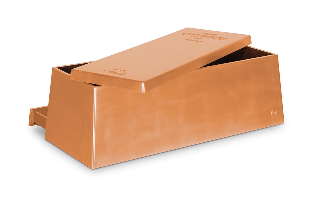 Rustic Bronze Toy Chest