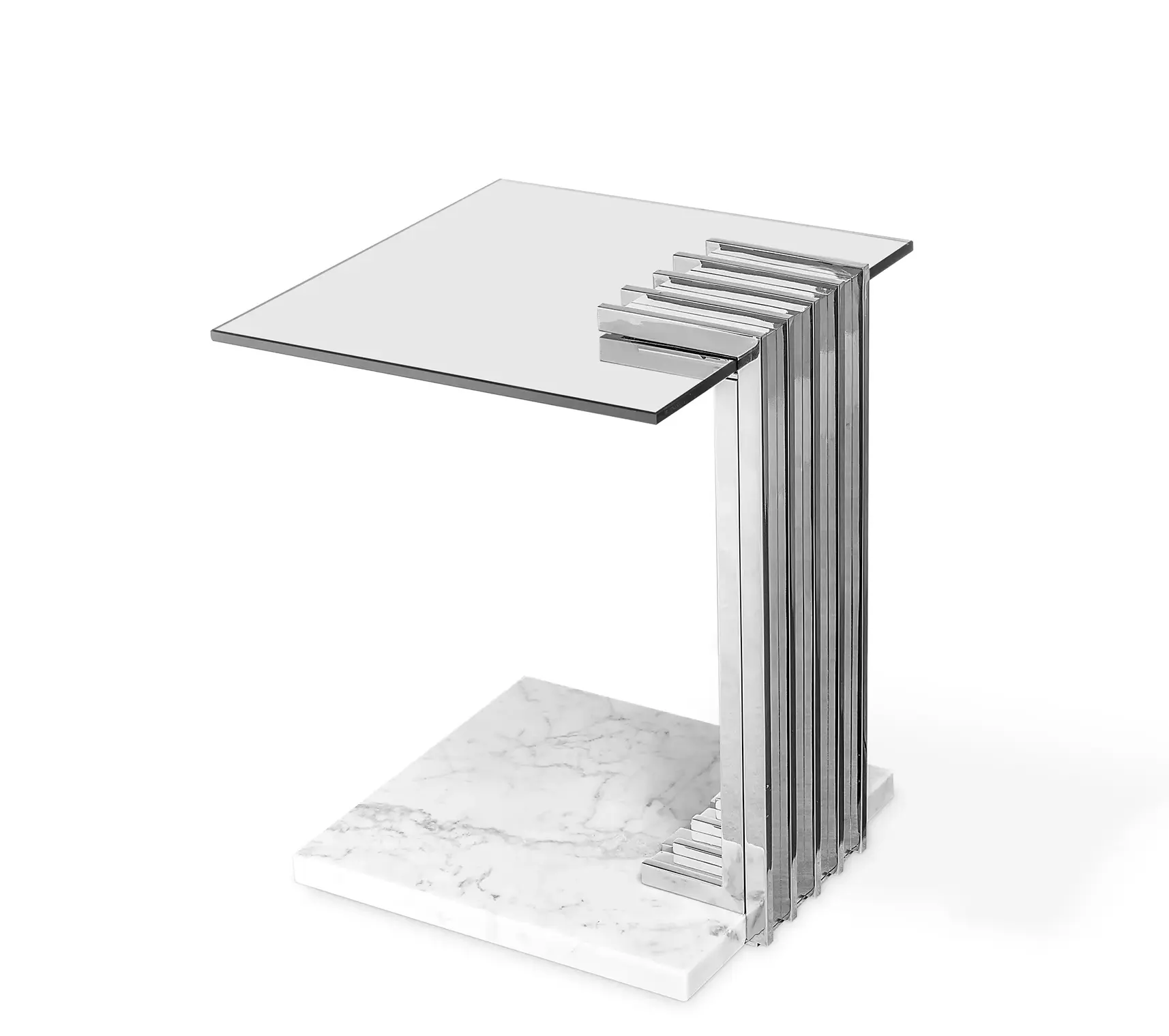 Whirlwind Grey Side Table