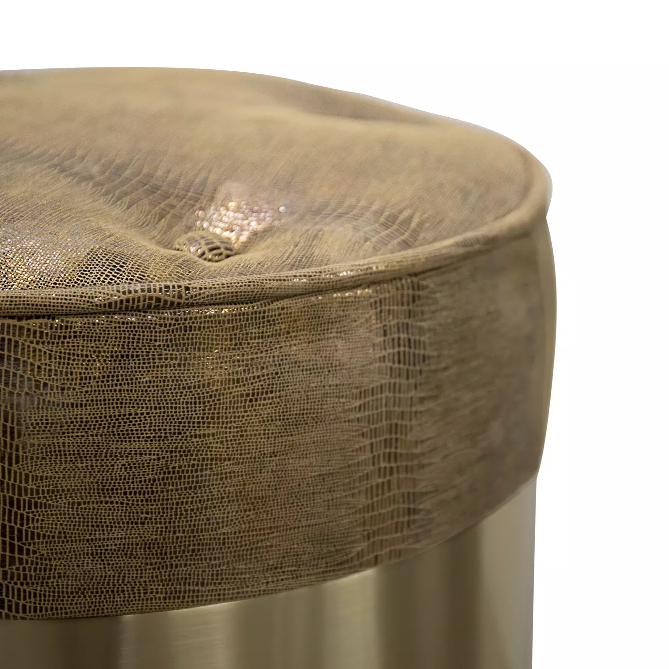 Olivia Leather Stool