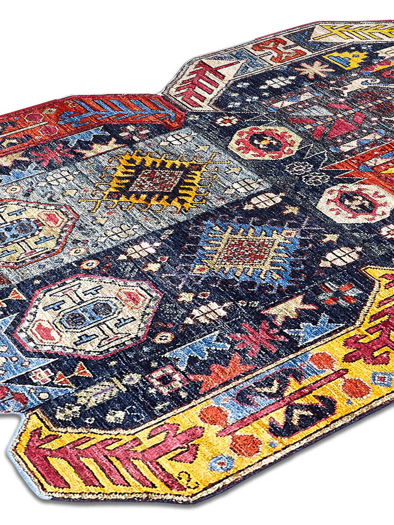 Multishape Hand-Woven Rug