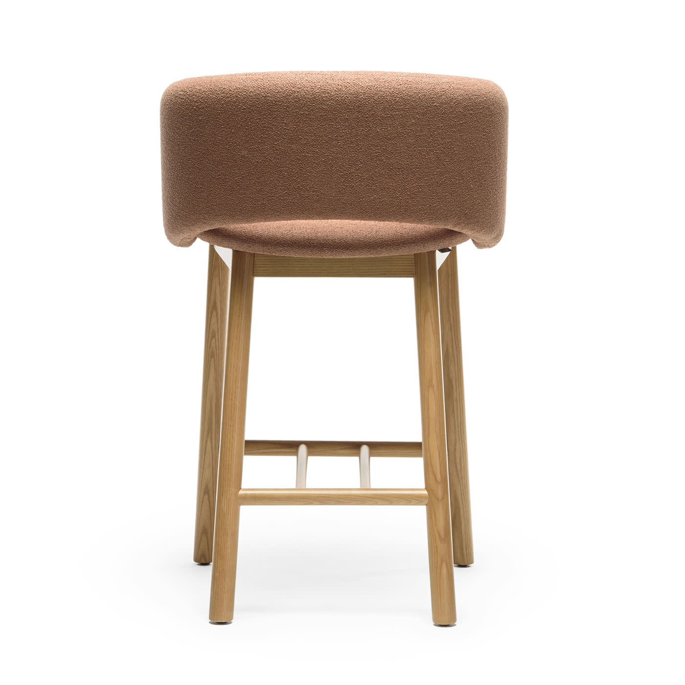 Bel SG-75 Terracotta Ash Wood Bar Stool