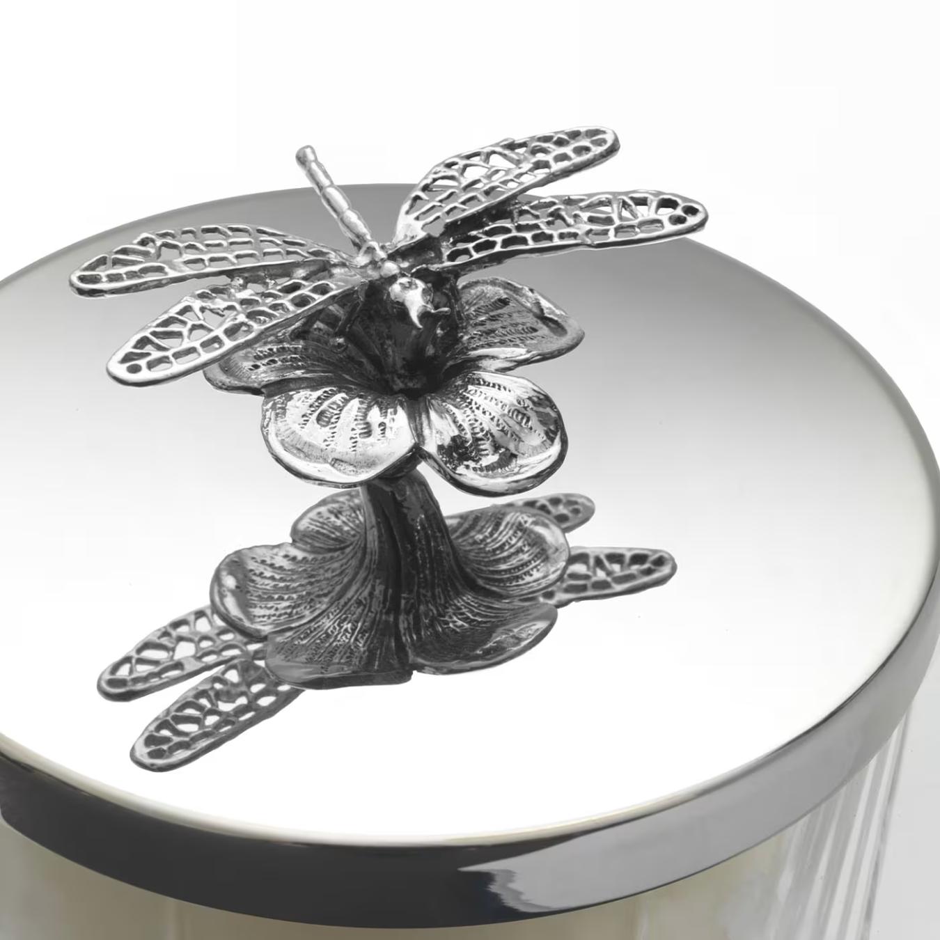 Spring Dragonfly Candle Vase