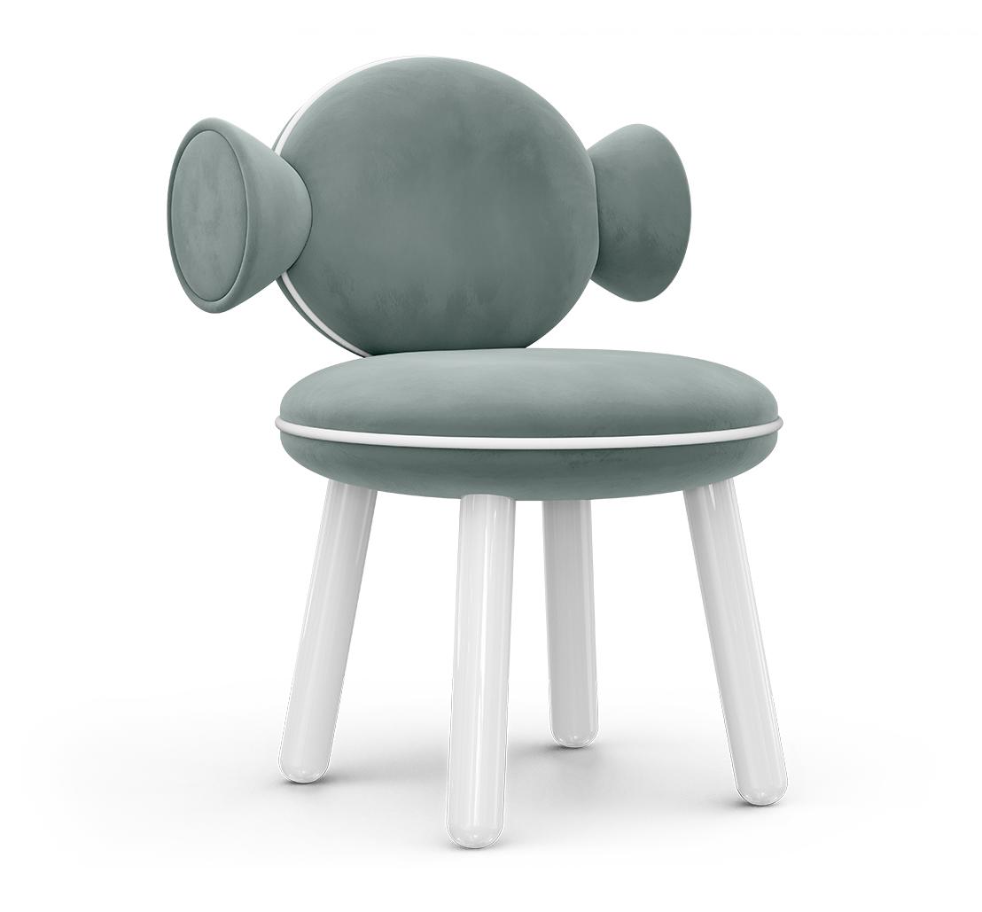 Lollipop Blue Puff Chair