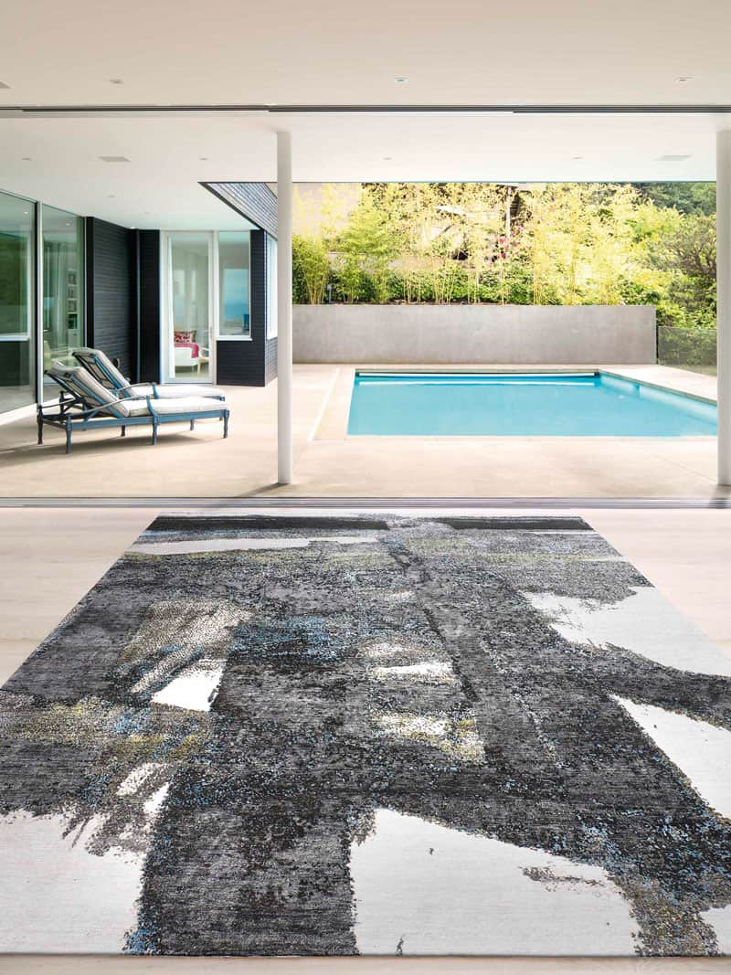 Green Rust Luxury Handmade Rug