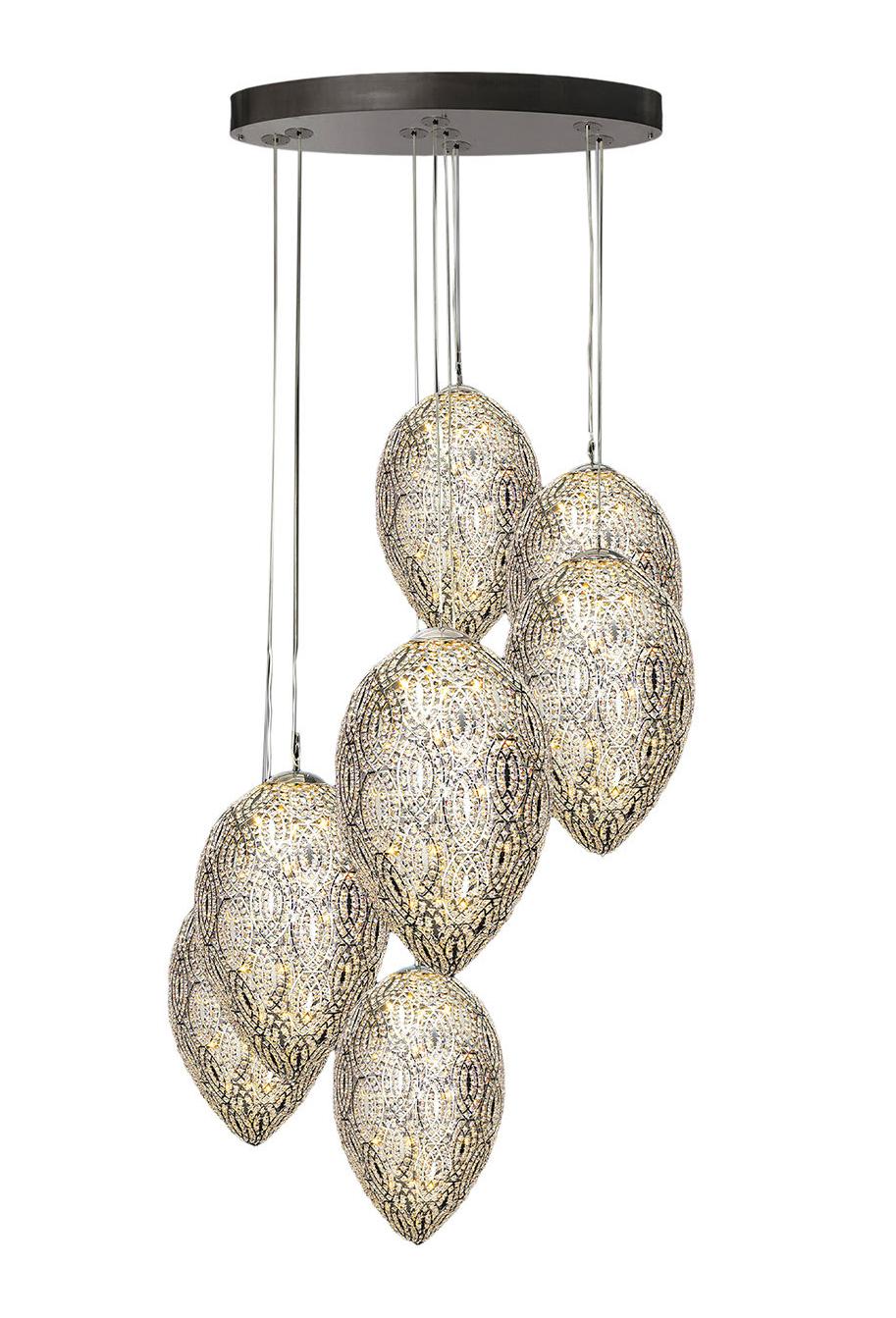 Arabesque Egg Chandelier