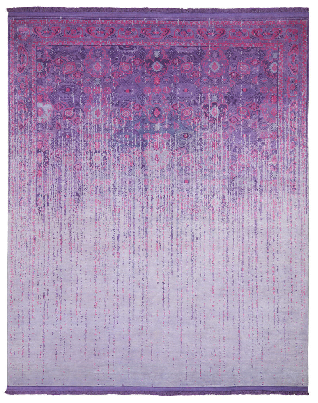 Bidjar Hand-knotted Purple Rug