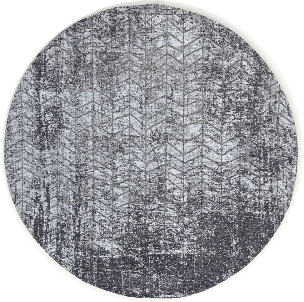 Harlem Contrast Round Rug