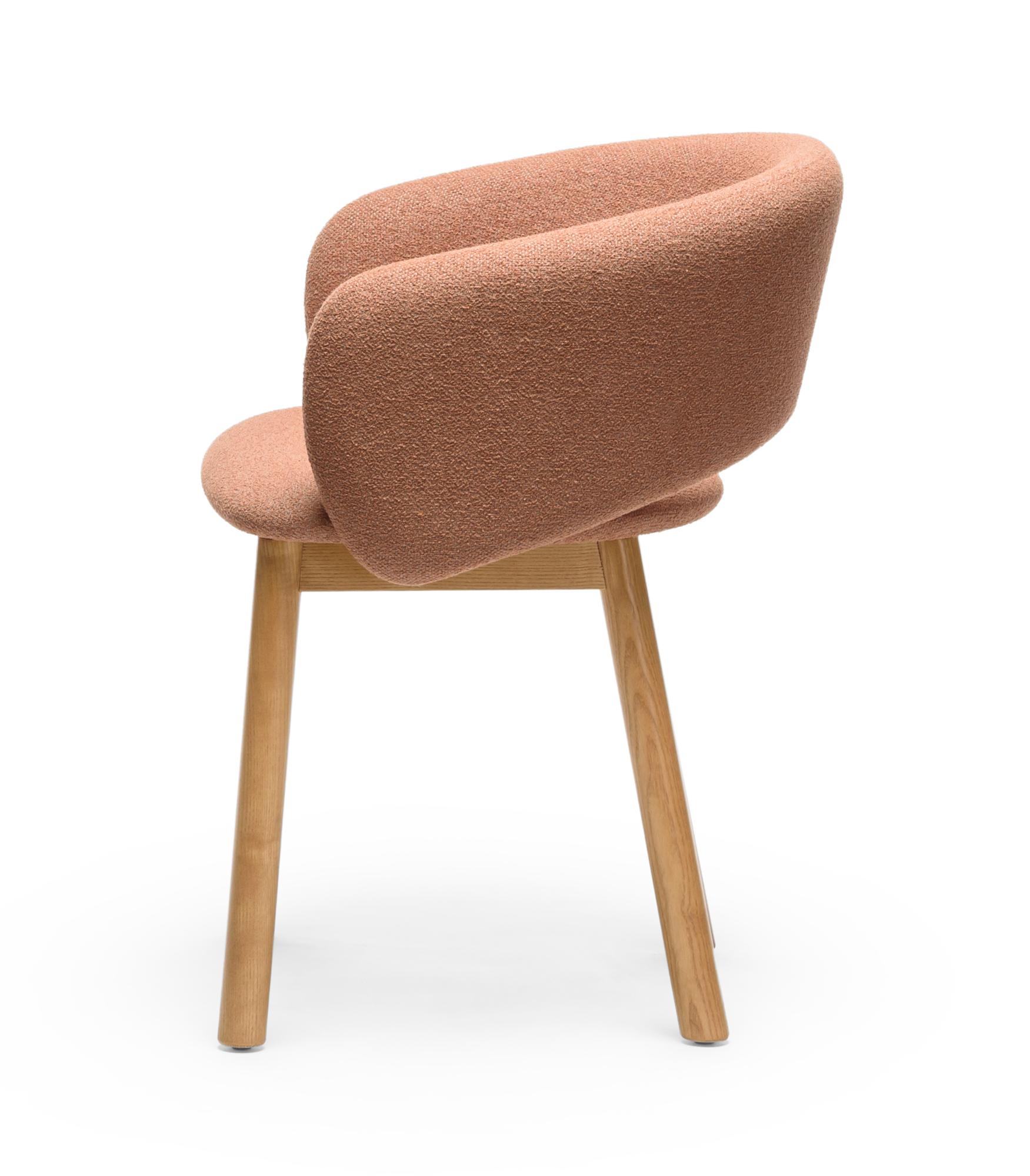 Bel Terracotta Ash Wood Chair