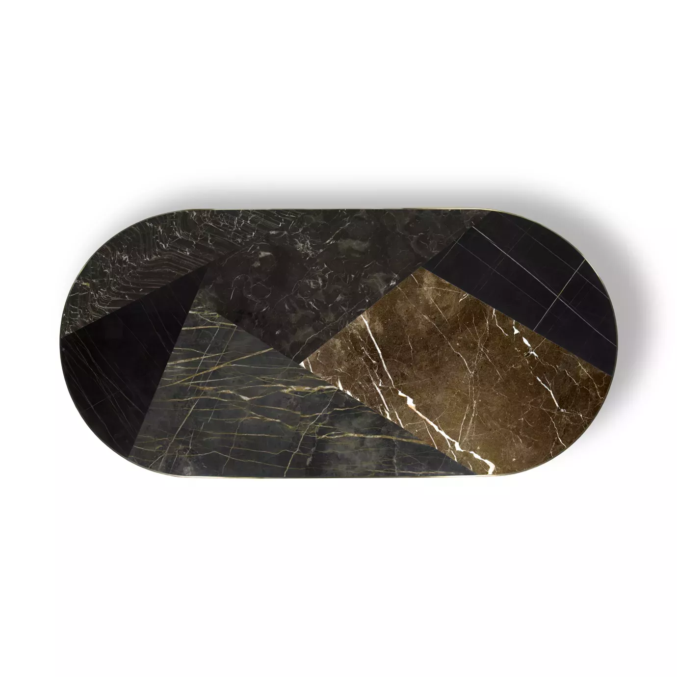 Decovita Black & Gold Granite Dining Table