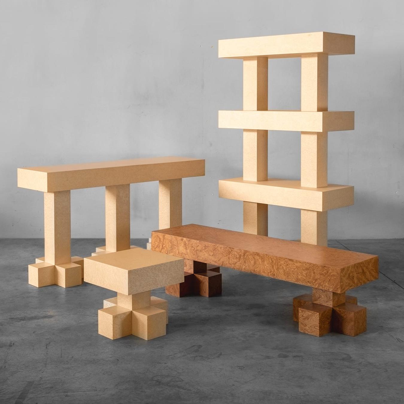 Contemporary Wooden Side Table