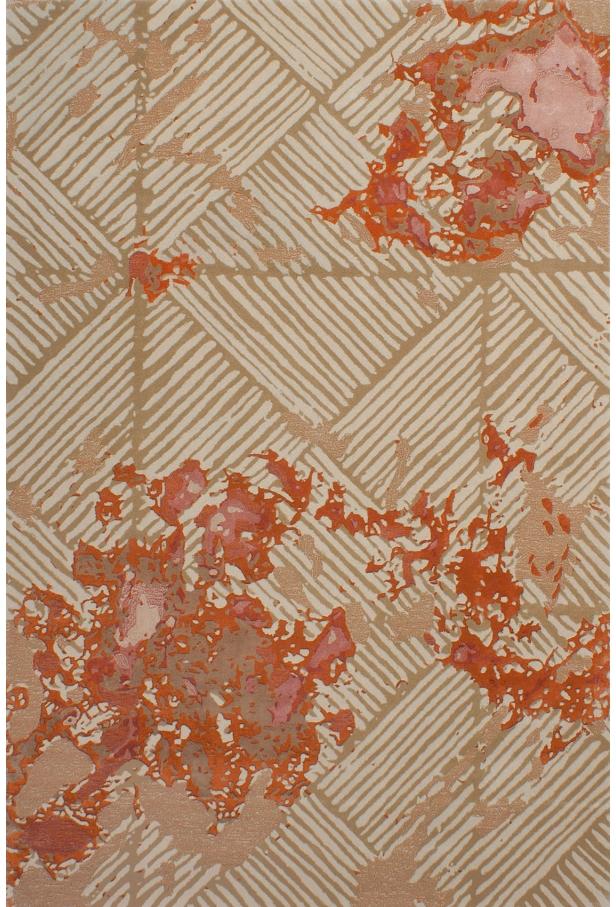 Wool / Viscose Hand-Tufted Abstract Rug
