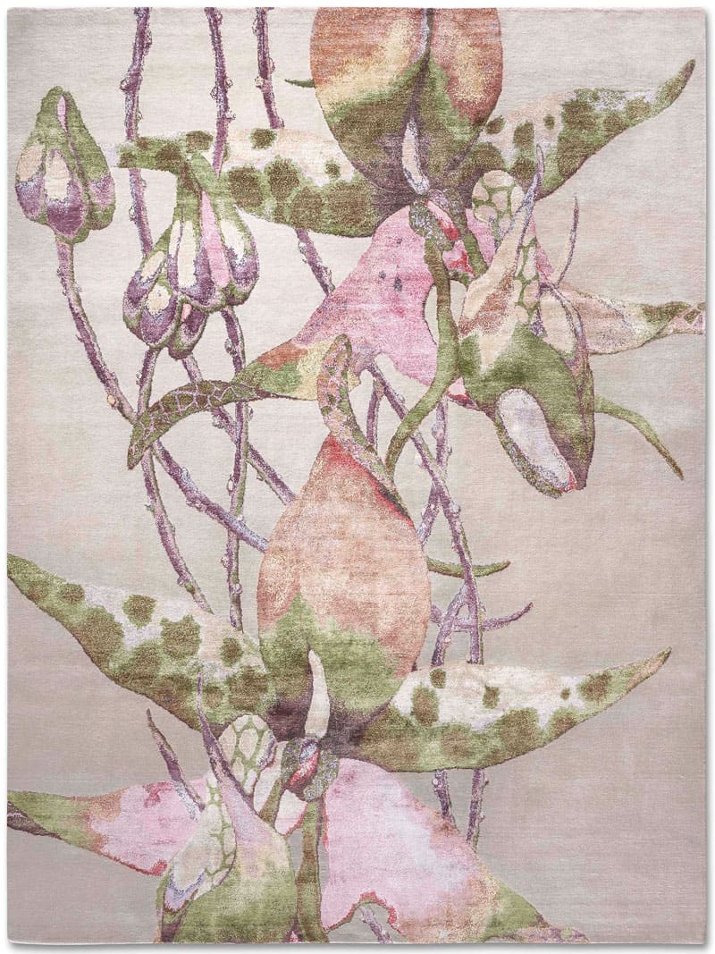 Orchid Hand Knotted Rug