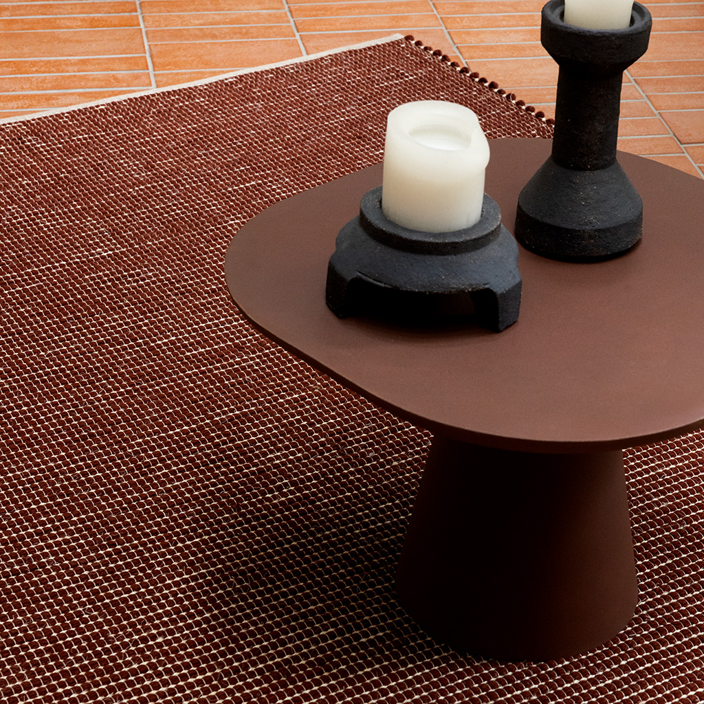 Brick Border Rug