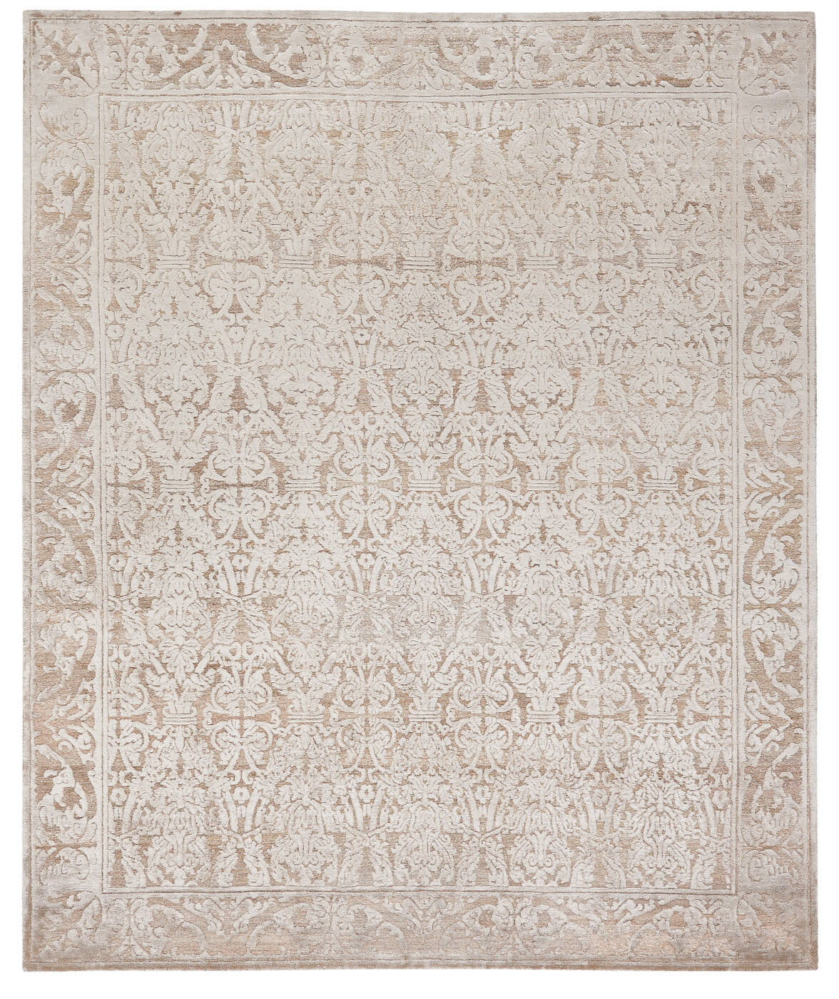 Hand-Woven Alcaraz Light Grey Rug