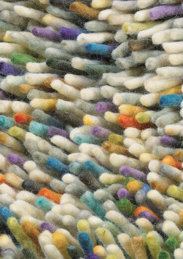 Multi Shag Rocks Rug