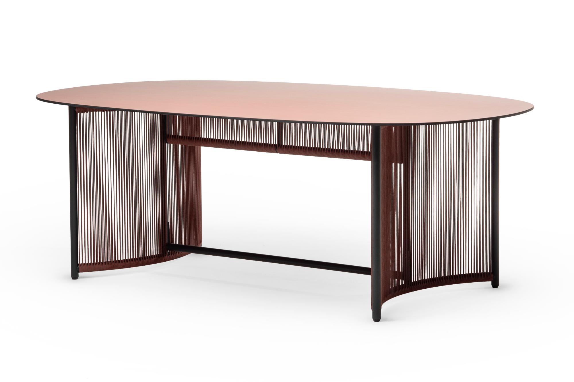 Altana T-OV Red Outdoor Dining Table