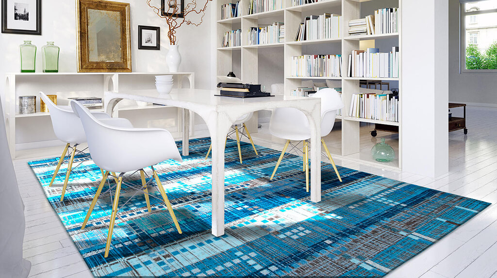 Blue Avenue Premium Rug