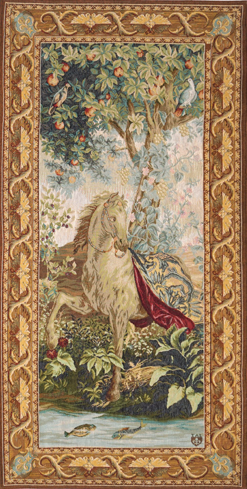 The Water Point - Horse Tapestry