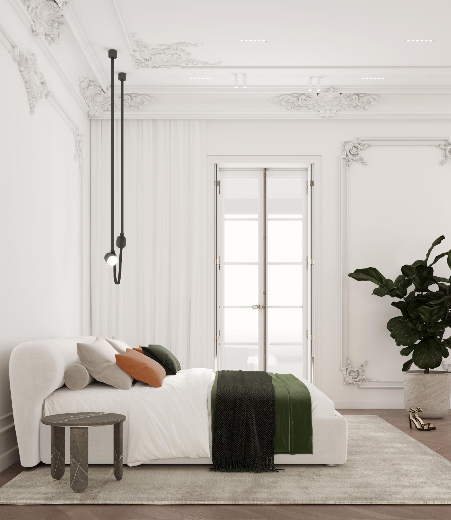 Stone White Bed