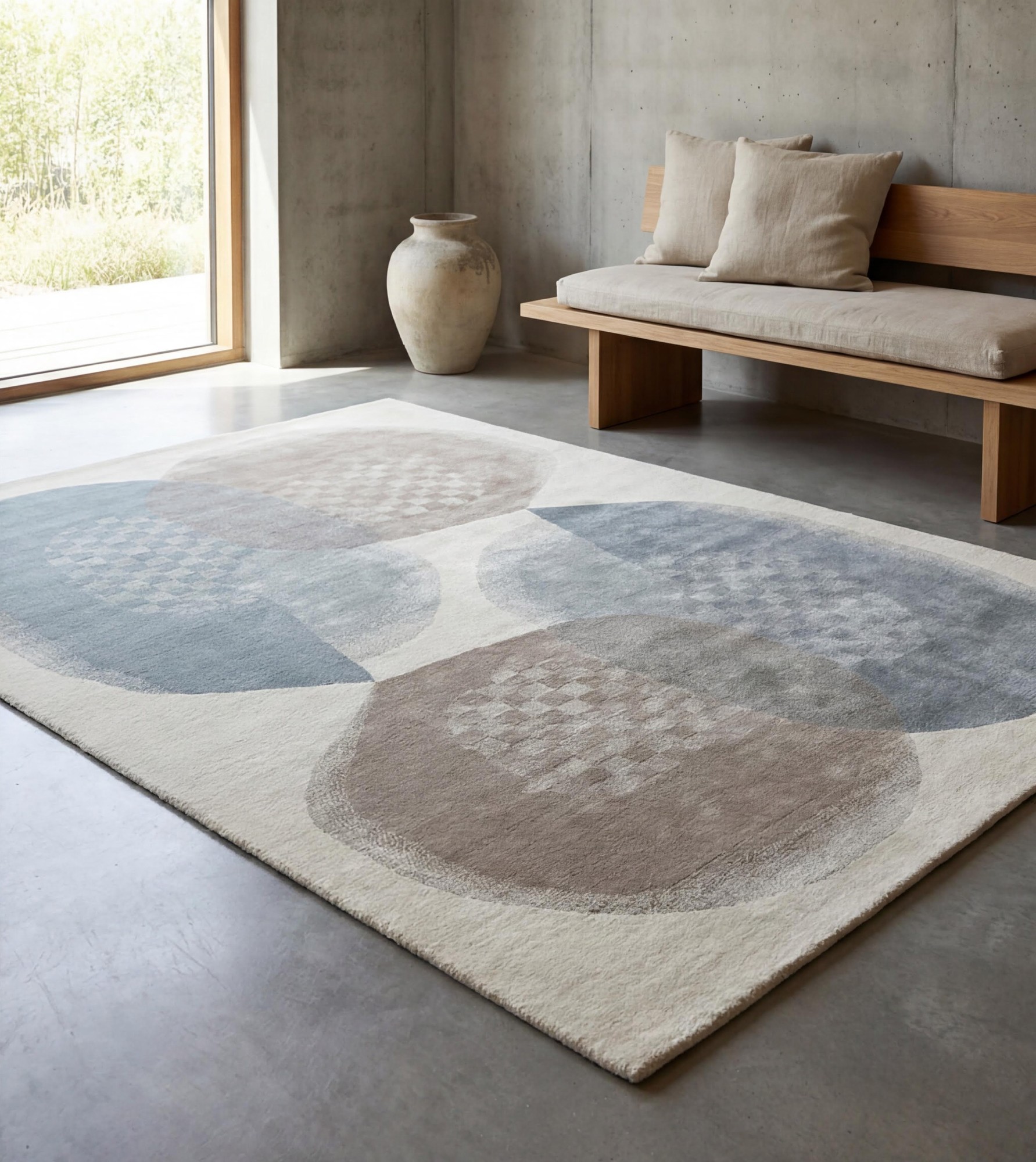 Lunar Stones Handwoven Rug
