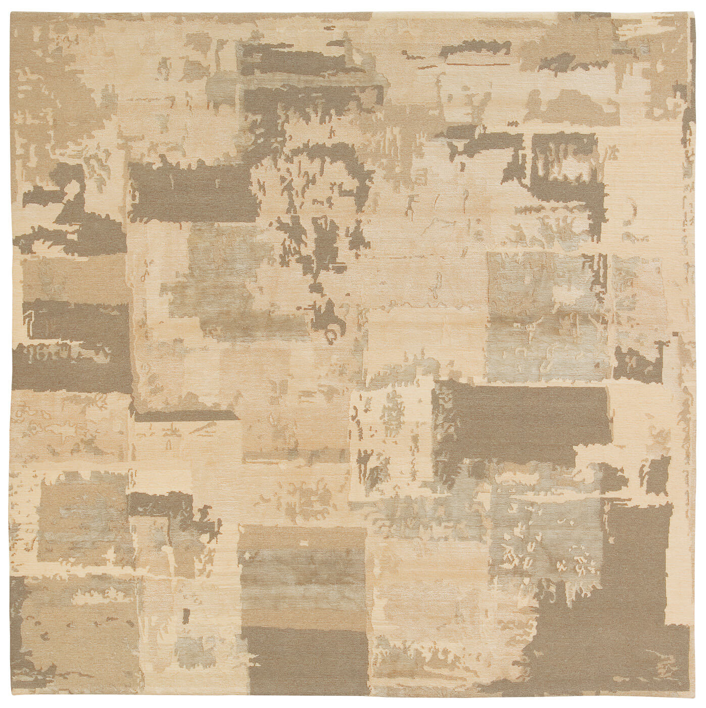 Boro Hand-knotted Beige Rug