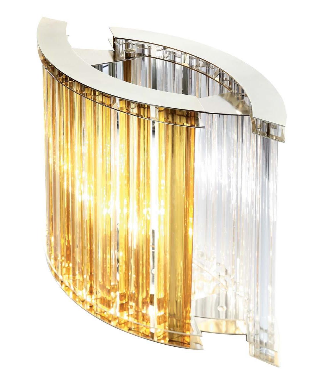 Murano Glass Double Light Table Lamp