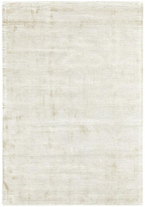 Plain Cream Indian Hand-Loom Rug