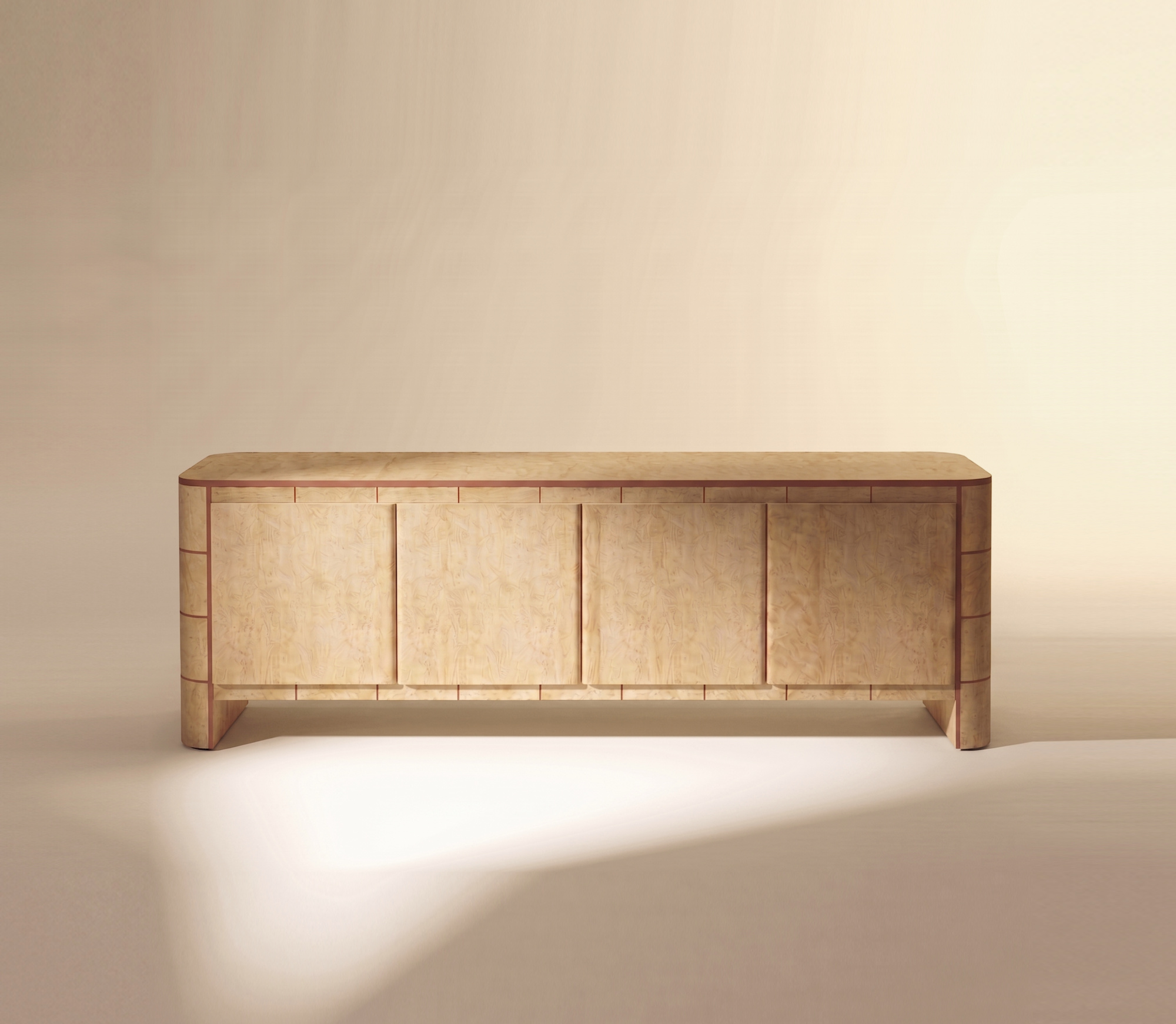 Soft Cage Oak Sideboard