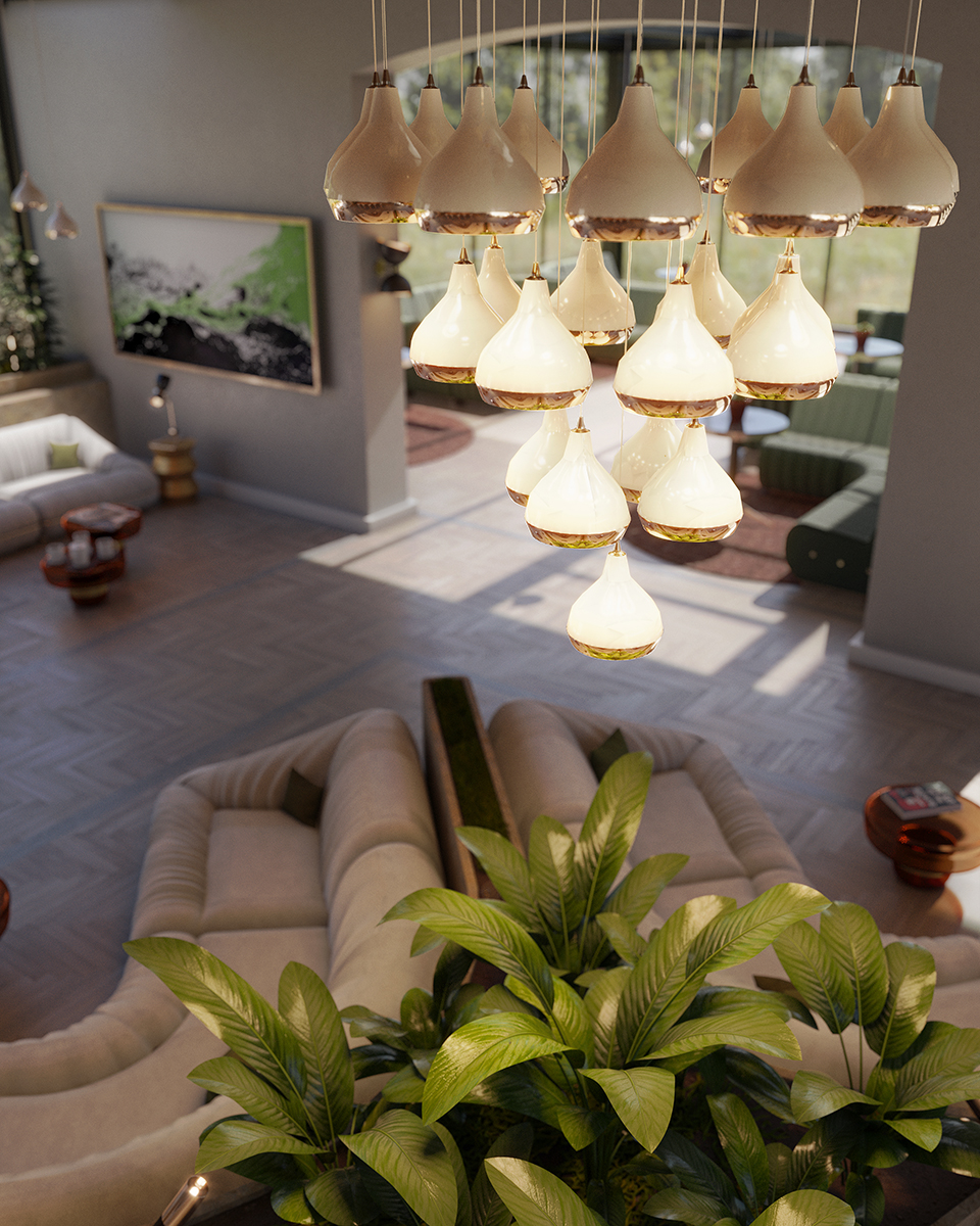 Grace 41 Chandelier Suspension Lamp - 4