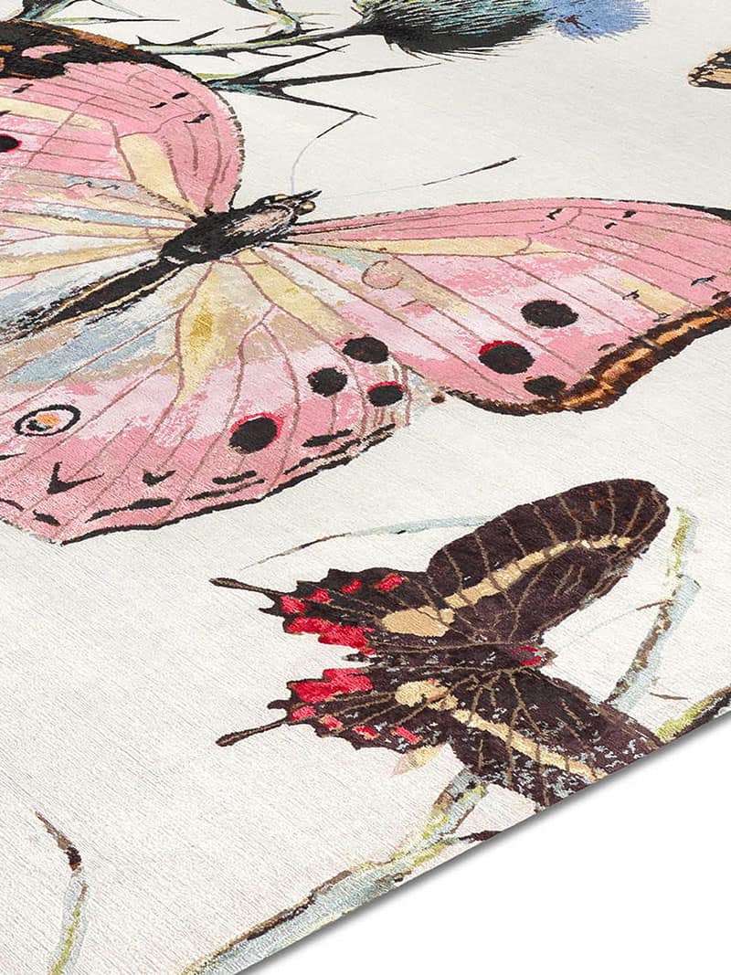 Butterfly Luxury Handmade Rug