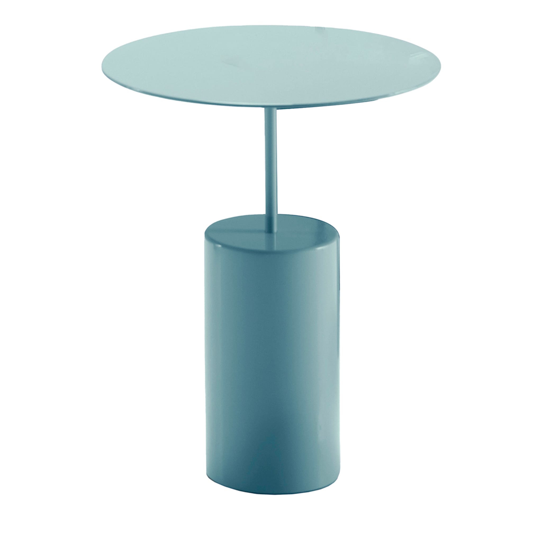 Cocktail Aquamarine Round Side Table