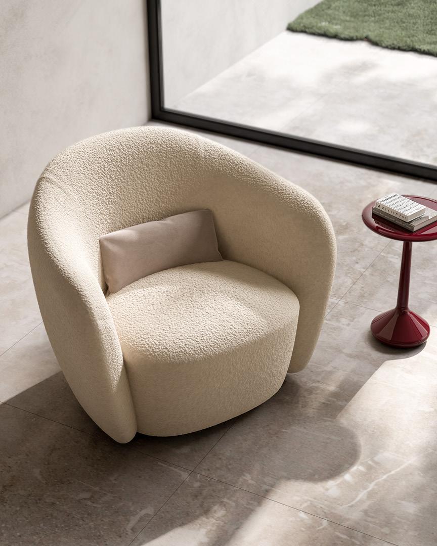 Isabel Curved Armchair