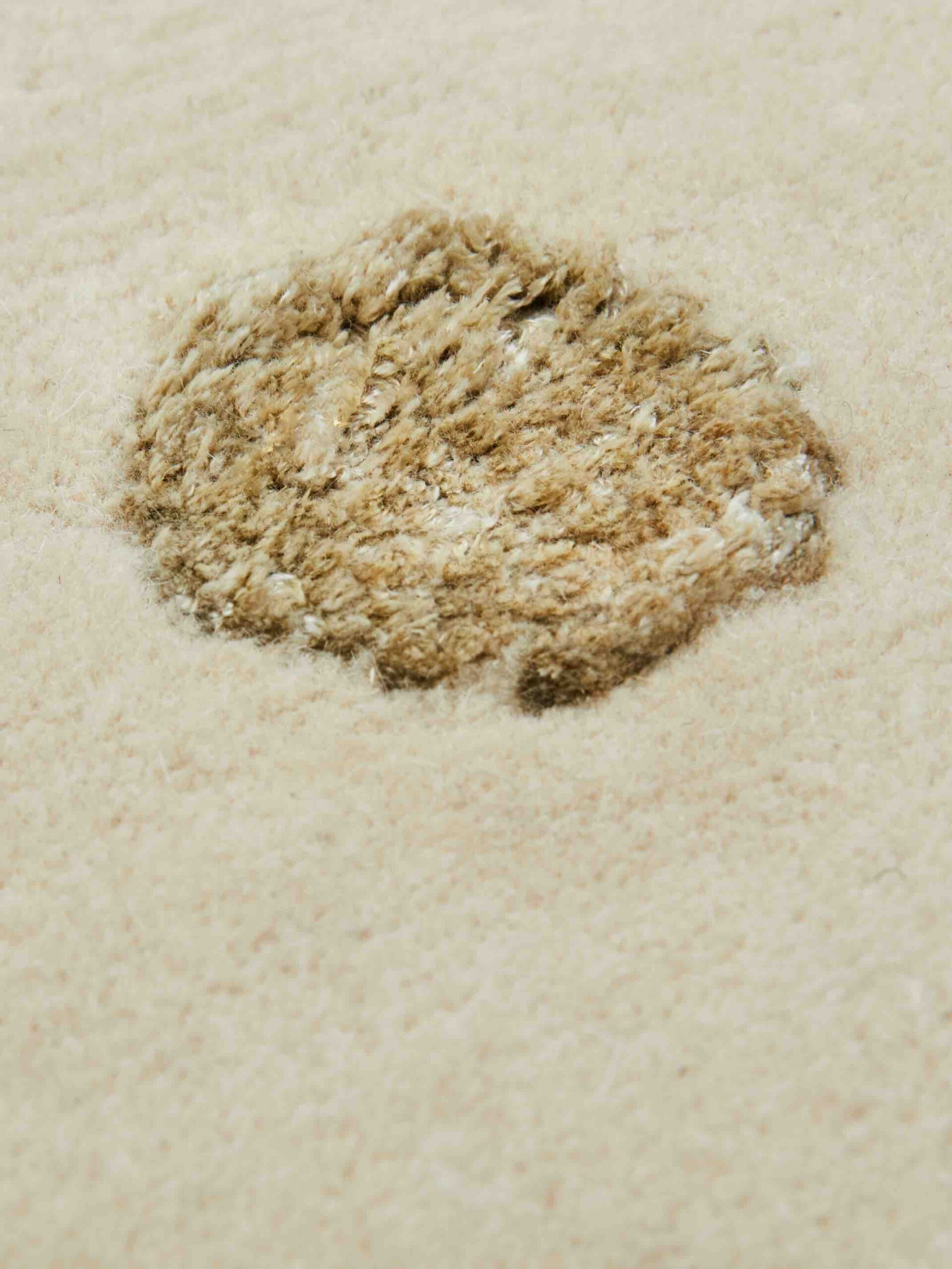 Punti Beige Designer Handmade Rug