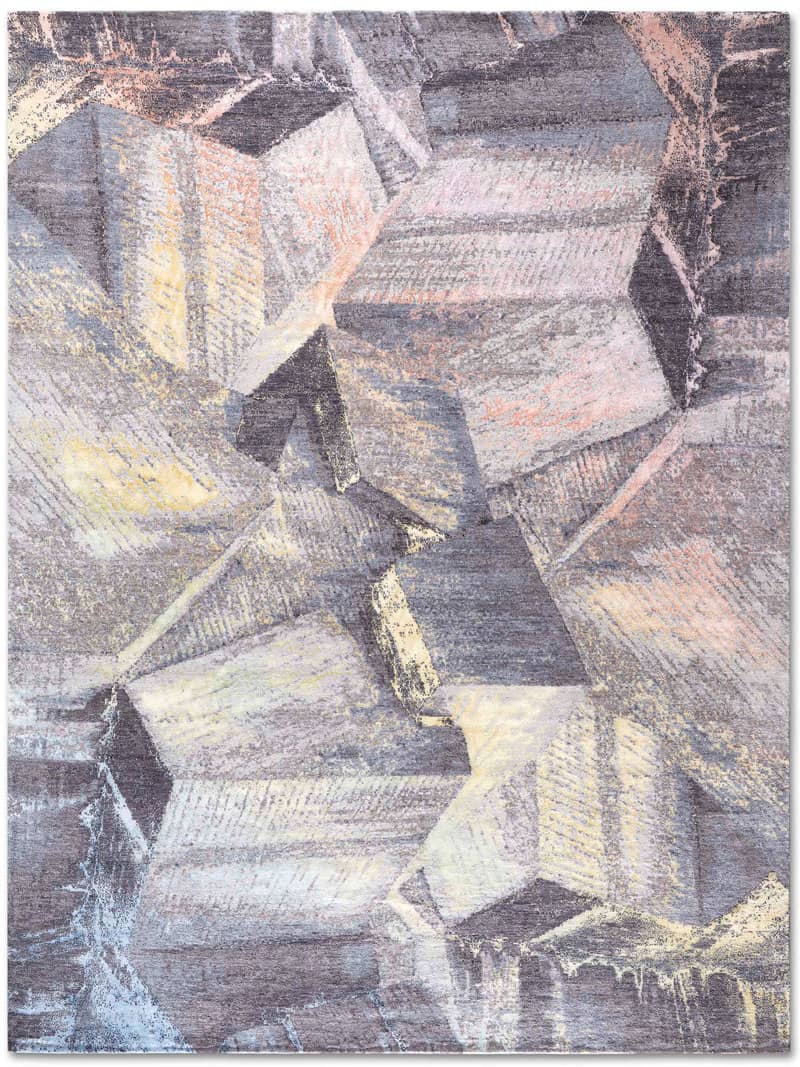 Brutalism Pastel Exquisite Handmade Rug