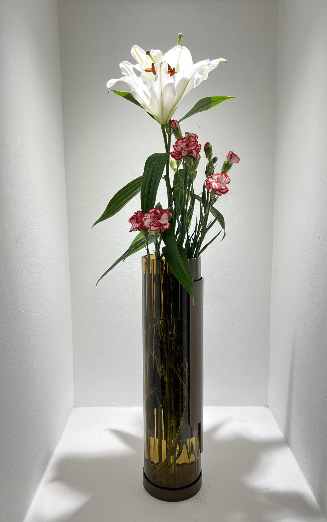 Bon Ton Tall Dark Vase