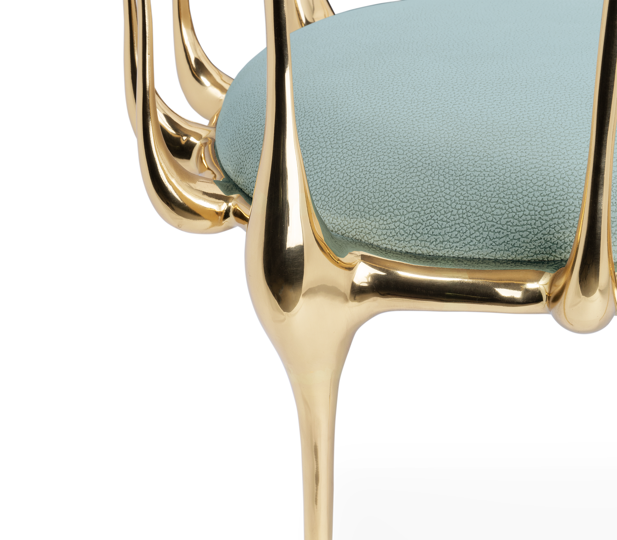 Light Blue Luxe Chair