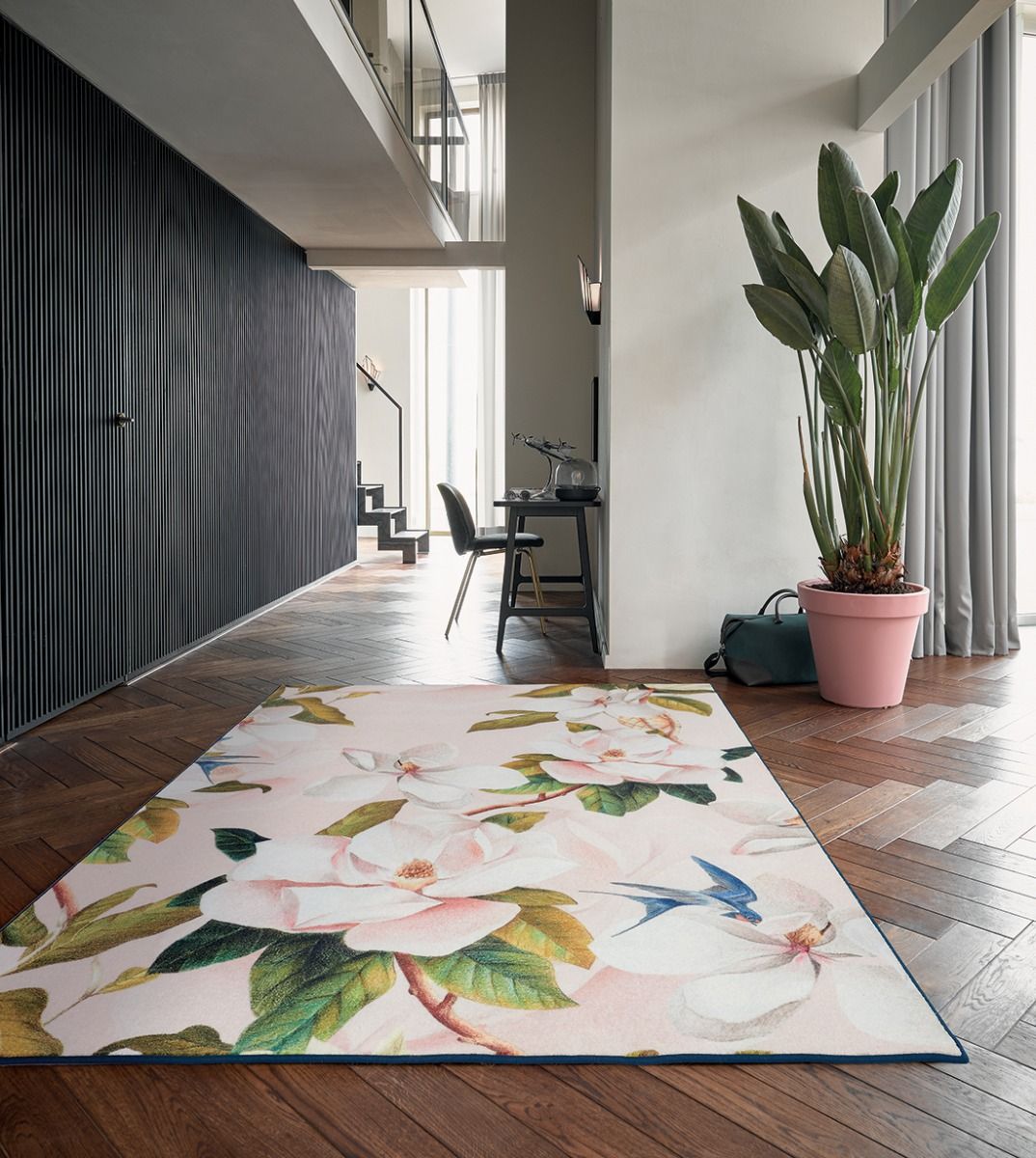Opal Pink Handwoven Rug | Size: 4' 7