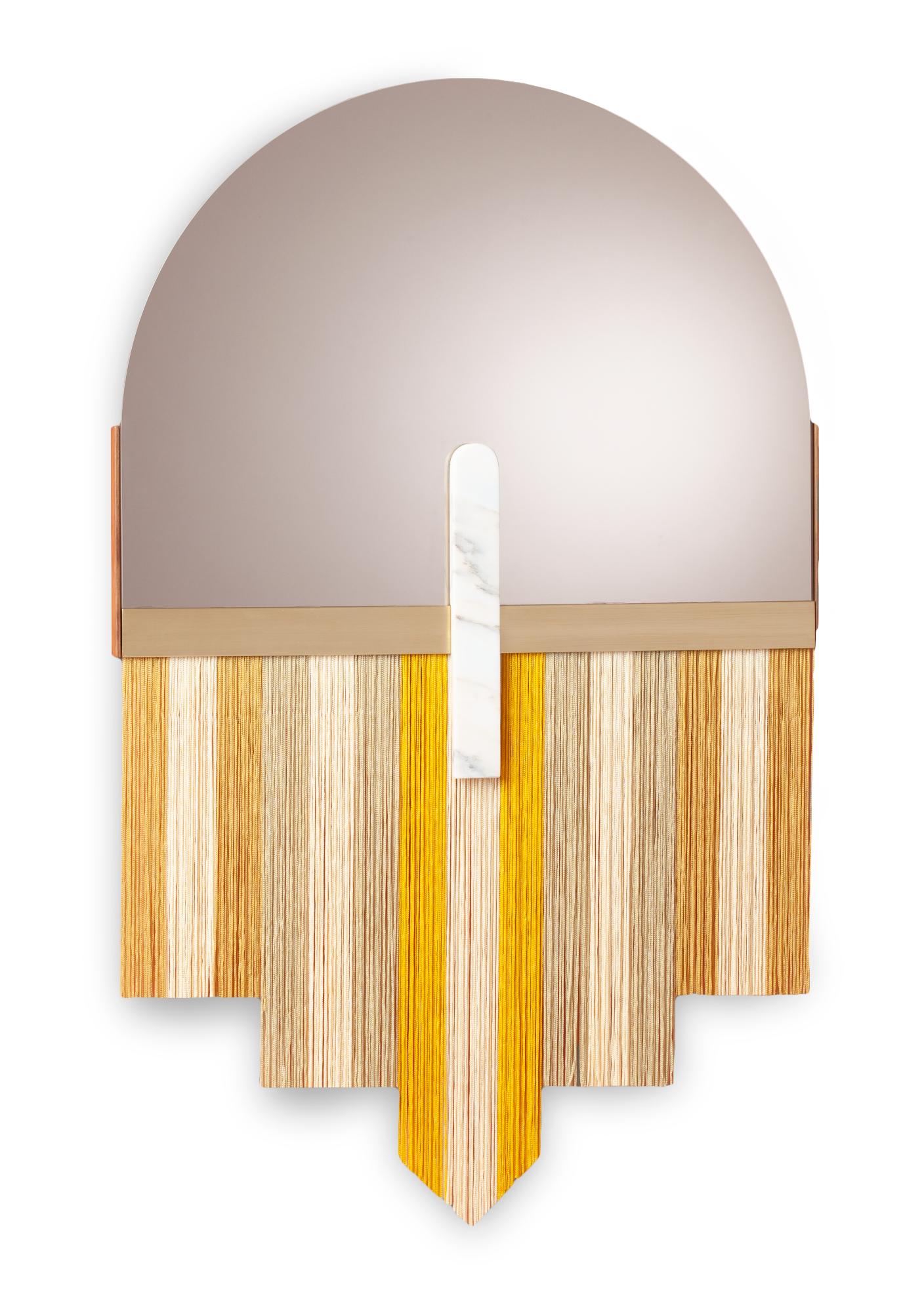 Souk Yellow Decorative Wall Mirror