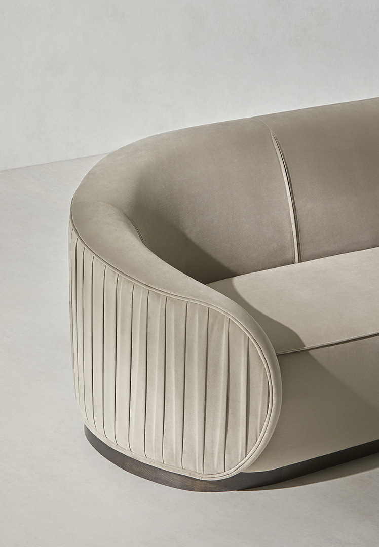 Abano Beige Medium Sofa