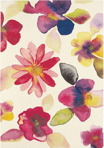 Kaleidoscope Blossom Premium Rug ☞ Size: 5' 7" x 7' 7" (170 x 230 cm)