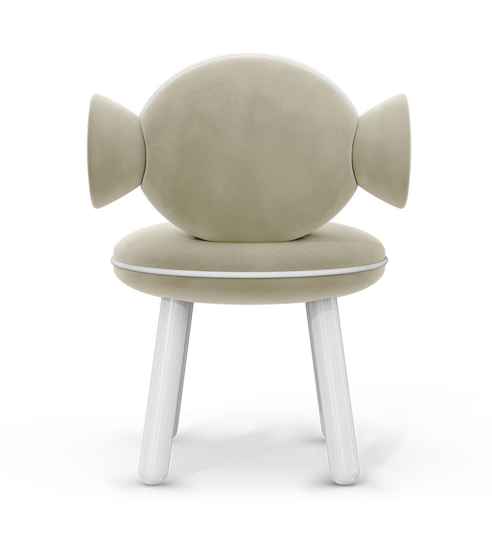 Lollipop Cream  Puff Chair