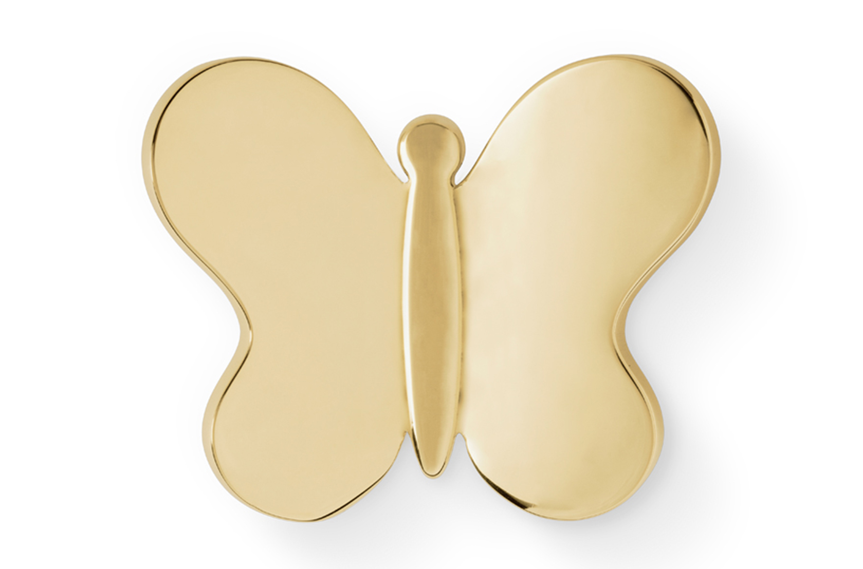 Shiny Gold Butterfly Handle
